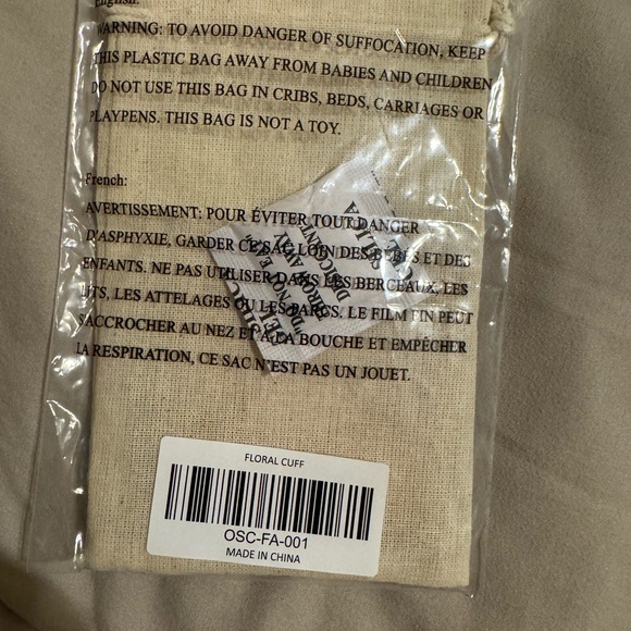 Gold Dainty Open Cuff Bracelet with Engraved Pattern - Picture 3 of 3